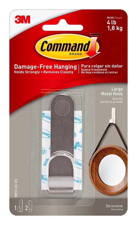 command strips mor metal brackets|Command Clips, Hooks & Adhesive Strips .